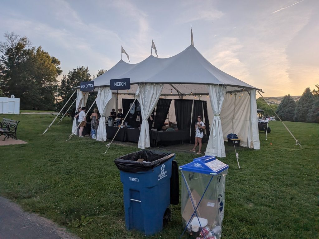 Shakespeare in the Park - Merch Tent