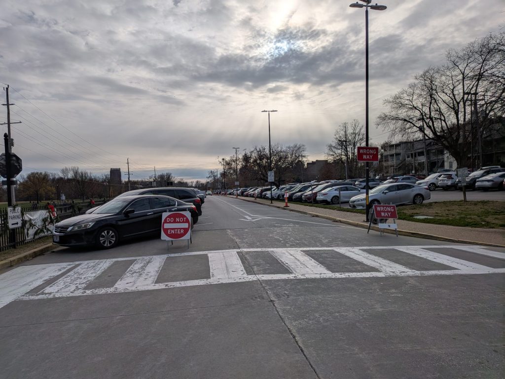 Christmas Traditions 10 - Parking on Riverside