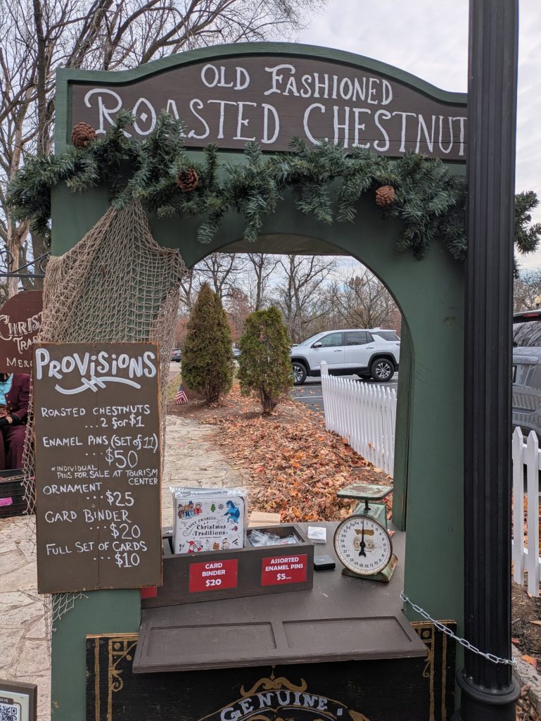 Christmas Traditions 6 - Roasted Chestnuts Sign