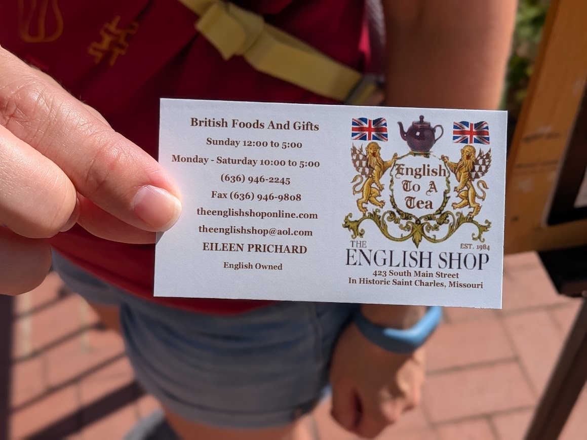 The English Shop. 