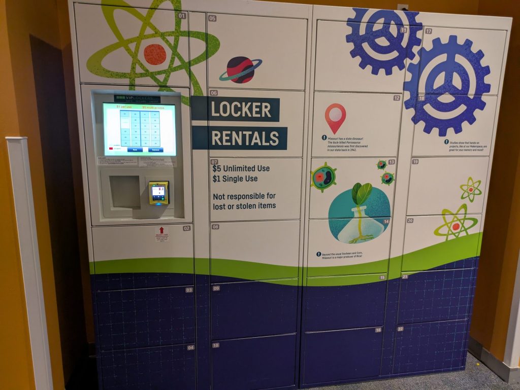 Saint Louis Science Center - Locker Rentals