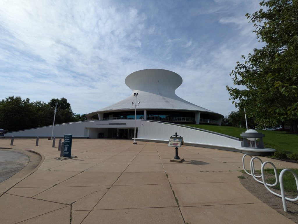 The North Entrance at the James S. McDonnell Planetarium