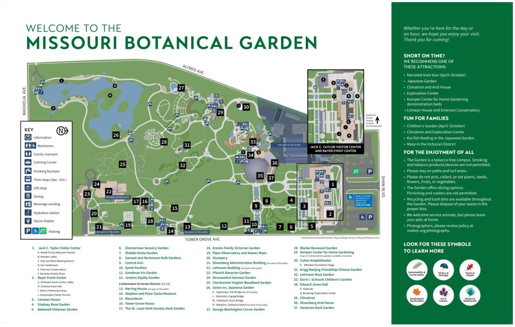 Missouri Botanical Garden Map