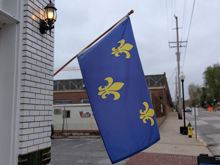 Frenchtown 7 - Hanging Flag