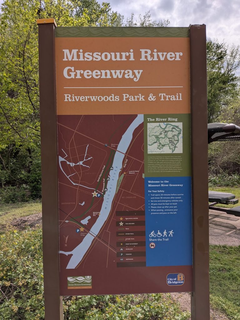 Riverwoods Park and Trail 1 - Map